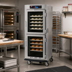 Thumbnail image #2 for Metro C5 C599-SDC-LPDS Full-Height Pass-Thru Controlled Humidity Heated Holding & Proofing Cabinet, 17-Pan, Glass/Solid Dutch Doors