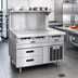 Thumbnail image #2 for Garland Arctic Fire 68-Inch Two-Section Remote Refrigeration Freezer Base with 4 Self-Closing Drawers