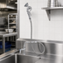 Thumbnail image #2 for T&S Brass Single Hole Single Temperature Deck Mount Pantry Mixing Faucet Kit with 44-Inch Hose and Vacuum Breaker