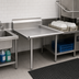 Thumbnail image #2 for Left-to-Right Straight Clean Dishtable with 9-Inch Backsplash, 24 x 30 Inches, Stainless Steel