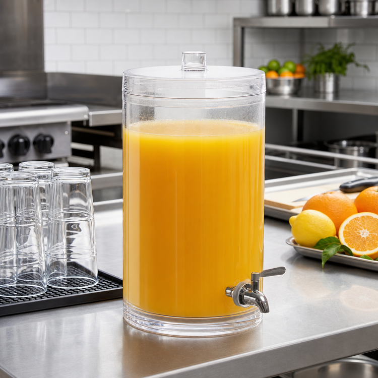 Product image #3 for American Metalcraft 15 Qt Stackable Juice Dispenser with Lid