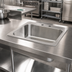 Thumbnail image #2 for BK Resources DDI-2016824 Deep Drawn Drop-In Sink, 1 Compartment, 23 x 21 x 8 in.