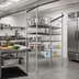 Thumbnail image #2 for Quantum 24-Inch Stationary End Kit for Overhead Track Shelving