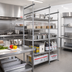 Thumbnail image #2 for Quantum 24-Inch Stationary End Kit for Overhead Track Shelving