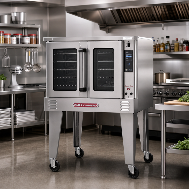 Product image #2 for Platinum Single Deck Standard Depth Electric Convection Oven, 7.5 kW, Touchscreen Controls