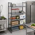 Thumbnail image #2 for Cambro Camshelving Basics Plus 5-Tier Vented Stationary Polymer Shelving Starter Unit, 21 x 54 x 72 Inches, Brushed Graphite