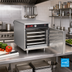Thumbnail image #2 for FWE Handy Line Countertop Heated Holding Cabinet, Radiant Heat, 4 Pan Capacity, 120V