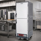 Thumbnail image #2 for Metro C5 Insulation Armour C539-MDS-L-GY Mobile Moisture Heated Holding & Proofing Cabinet, Full Height, Dutch Aluminum Doors, 35-Pan Capacity