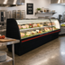 Thumbnail image #2 for Howard-McCray 40E Series Self-Contained Single-Duty Curved Glass Deli Meat & Cheese Service Case, 99.5