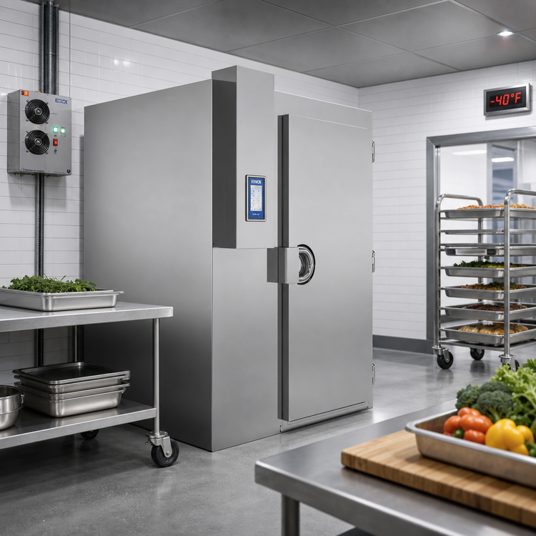 Product image #2 for MultiFresh MF 350.2 2T Pass-Thru Roll-In Blast Chiller and Shock Freezer with Remote Condensing Unit