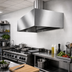 Thumbnail image #2 for SpecAir Condensate Hood with 12-Inch x 12-Inch Exhaust Collar, 48-Inch W x 36-Inch D x 20-Inch H, 304 Stainless Steel