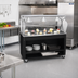 Thumbnail image #2 for Vollrath 2-Series Affordable Portable 46-Inch Mobile Utility Station with Buffet Breath Guard and Open Storage Base