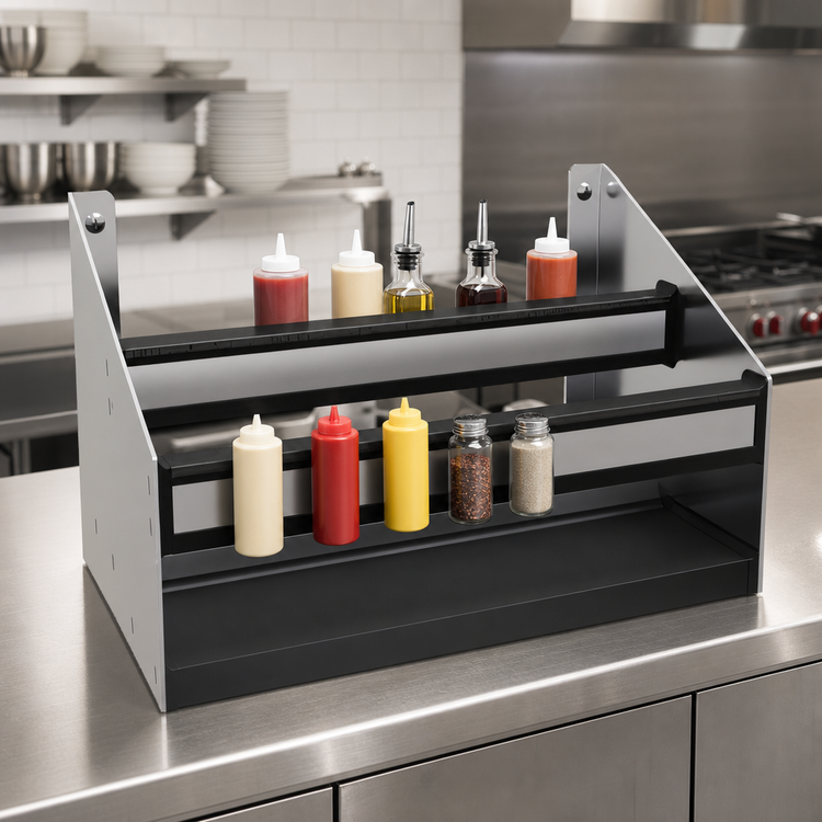 Product image #2 for Glastender DSR-15 15-Inch Double Stainless Steel Speed Rail