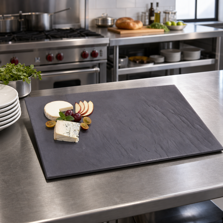 Product image #2 for Endurance Large 21-1/2 Inch Rectangular Faux Slate Melamine Platter