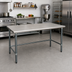 Thumbnail image #2 for Eagle Group BlendPort Deluxe Series Stainless Steel Work Table with Galvanized Base, 48 x 30 Inches