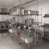 Thumbnail image #2 for Metro qwikTRAK Stainless Steel Stationary End Unit Kit for High Density Track Shelving