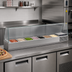 Thumbnail image #2 for Marra Forni Refrigerated Countertop Condiment Rail, 65-1/2 Inch Wide, 7 x 1/3 Pan Capacity