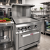 Thumbnail image #2 for IKON Cooking 36-Inch Natural Gas Commercial Range with 36-Inch Griddle and Standard Oven