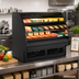 Thumbnail image #2 for Structural Concepts Fusion® Self-Service Countertop Refrigerated Merchandiser, 99-3/4 Inch Wide, Open Front, Remote Refrigeration