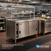 Thumbnail image #2 for Randell Modular Chef Service Counter Left Section, 35-1/2 Inch, with Plate Storage Cabinet and Double Overshelf