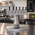 Thumbnail image #2 for Glastender BT-6-SS 6-Faucet Air-Cooled Tee Draft Dispensing Tower, Countertop, Stainless Steel
