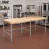 Thumbnail image #2 for John Boos Stainless Steel Baker's Table Frame for 96 Inch W x 60 Inch D Top