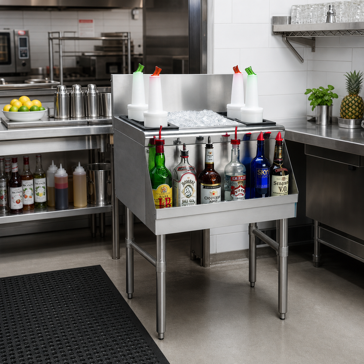 Product image #2 for Advance Tabco Prestige 36-Inch Stainless Steel Ice Chest with 10-Circuit Cold Plate