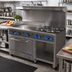Thumbnail image #2 for Comstock-Castle 60-Inch Commercial Gas Range with 6 Star Burners, 24-Inch Griddle, 31-Inch Oven, and Cabinet Base Storage