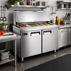 Thumbnail image #2 for 36-Inch Mega Top Refrigerated Sandwich Prep Table with 2 Doors, 7.6 Cu. Ft.