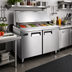 Thumbnail image #2 for 36-Inch Mega Top Refrigerated Sandwich Prep Table with 2 Doors, 7.6 Cu. Ft.