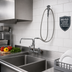 Thumbnail image #2 for Big-Flo 8-Inch Centers Wall Mount Pre-Rinse Add-On Faucet with 18-Inch Swing Nozzle