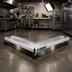 Thumbnail image #2 for Metro 72 Inch x 24 Inch Made-to-Order All-Aluminum Truck Dolly Frame with Wraparound Bumper