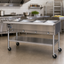 Thumbnail image #2 for Portable Electric Hot Food Table with 2 Dry Wells, Open Base, 36-Inch Wide, 208V/3-Phase