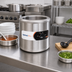 Thumbnail image #2 for Nemco 6103A Countertop Round Wet Cooker/Warmer, 11 Qt, Stainless Steel, 120V
