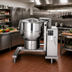 Thumbnail image #2 for Groen DH-60C 60-Gallon Floor-Model Gas Tilting Steam Jacketed Kettle with Crank Tilt and Classic Controls