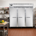 Thumbnail image #2 for Continental Refrigerator 3FNSA Three-Section Standard Depth Reach-In Freezer with Stainless Steel Exterior