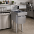Thumbnail image #2 for Glastender Free-Standing Underbar Hand Sink Unit with Splash-Mount Faucet, Soap Dispenser and Towel Dispenser, 12
