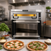 Thumbnail image #2 for PizzaMaster PM 841ED Electric Single-Deck Pizza Oven with Hearth Stone Baking Surface