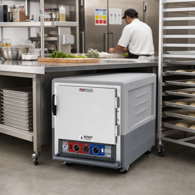 Product image #2 for Metro C5 3 Series Insulation Armour Undercounter Heated Holding and Proofing Cabinet, Gray, Solid Door, Low Watt