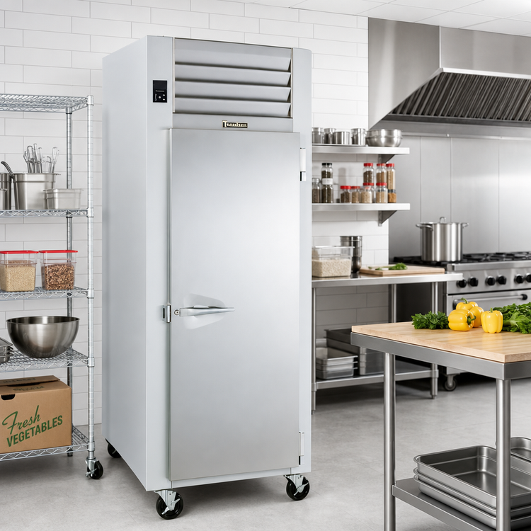 Product image #2 for Traulsen Spec-Line Remote Reach-In Freezer, One Section, 24.2 Cu. Ft., Wide Full-Height Solid Door, Standard Depth