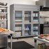 Thumbnail image #2 for Beverage-Air Horizon Series Three-Section Half-Glass Reach-In Freezer, 69.1 Cu. Ft., Top-Mounted Self-Contained