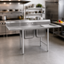 Thumbnail image #2 for Eagle Group 314 Series 2-Compartment 304 Stainless Steel Sink with Backsplash and Legs