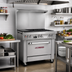 Thumbnail image #2 for Southbend Ultimate 36-Inch Commercial Gas Range with 4 Star/Sauté Burners, 12-Inch Left Griddle, and Standard Oven