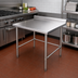 Thumbnail image #2 for Sapphire Manufacturing 30 Inch x 24 Inch Stainless Steel Work Table with 5 Inch Backsplash