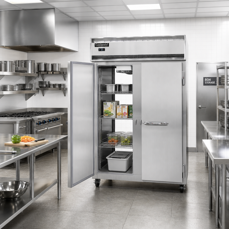 Product image #2 for Continental Refrigerator 2FNPT Two-Section Pass-Thru Freezer