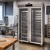 Thumbnail image #2 for Doyon E236R Roll-In Two-Section Proofer Cabinet with Full-View Glass Doors