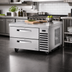 Thumbnail image #2 for True 36-3/8 Inch 2-Drawer Refrigerated Chef Base with Stainless Steel Top, Self-Contained R290, 115V