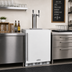 Thumbnail image #3 for Summit Commercial 24-Inch Wide ADA Height Dual Tap Beer Dispenser, White