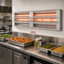 Thumbnail image #2 for Hatco Glo-Ray® 36-Inch Double Lighted Infrared Strip Heater, Aluminum, 1780W