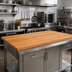 Thumbnail image #2 for Appalachian Red Oak Edge-Grain Island Countertop, 48 x 30 x 1-1/2 Inch, Varnique Finish